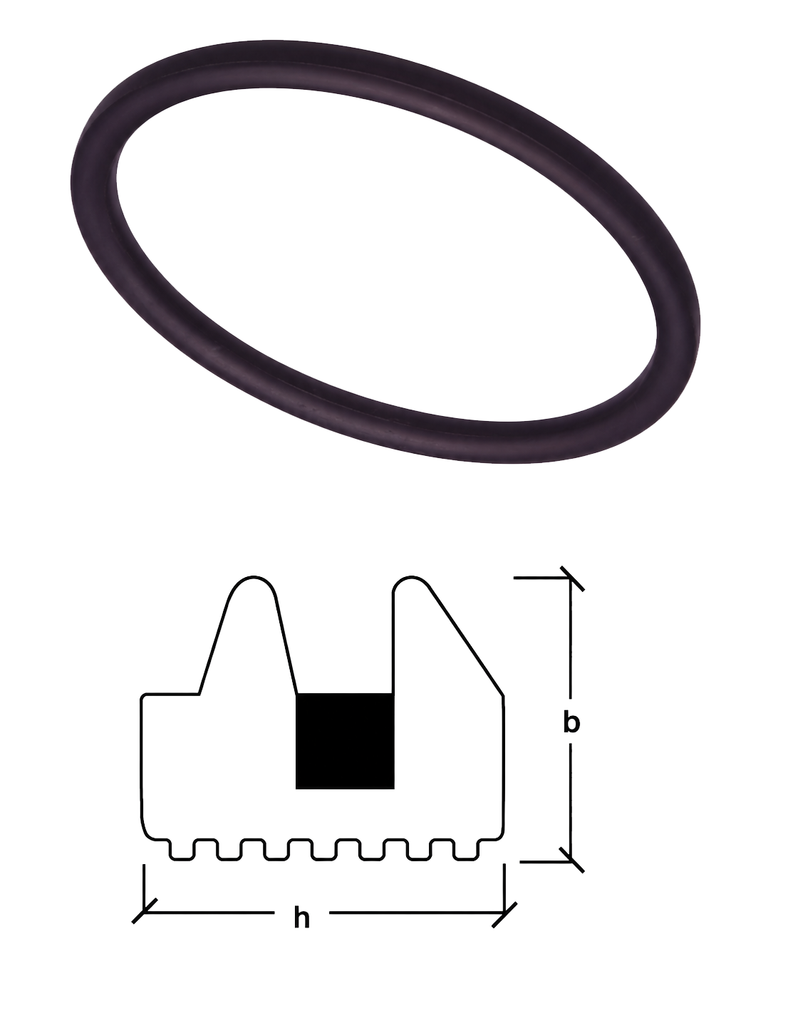 O-ring M.O.L. de doble labio
