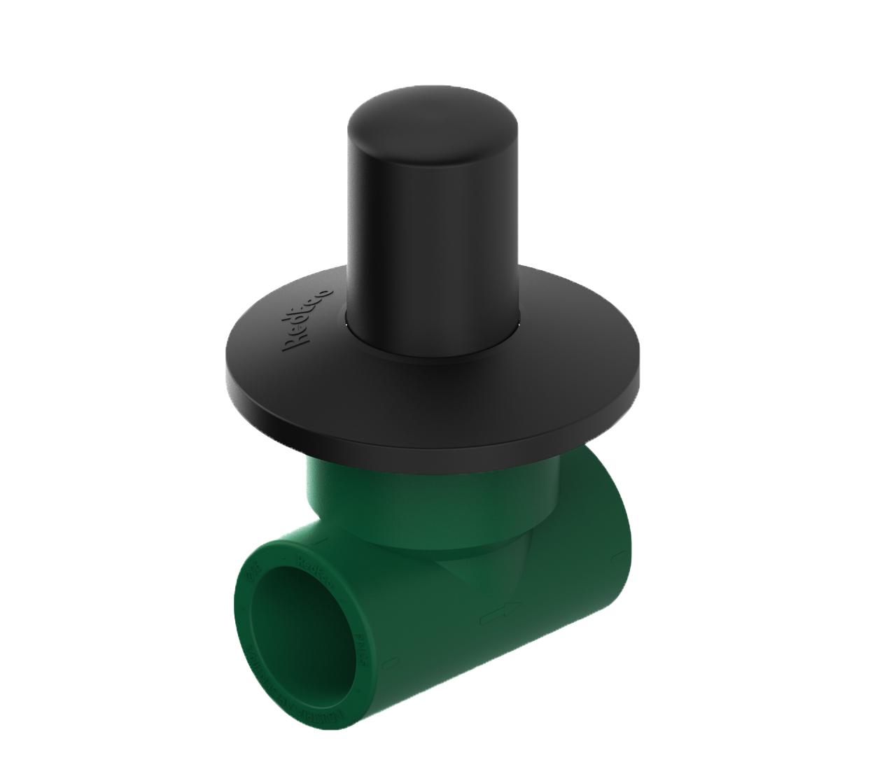 Llave de paso mixta c/ campana negra